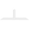Ekena Millwork Portland Architectural Grade PVC Gable Bracket, 84"W x 31 1/2"H x 4"D x 6"F, 9/12 Pitch GBP084X32X0406POR00 - alternate 2